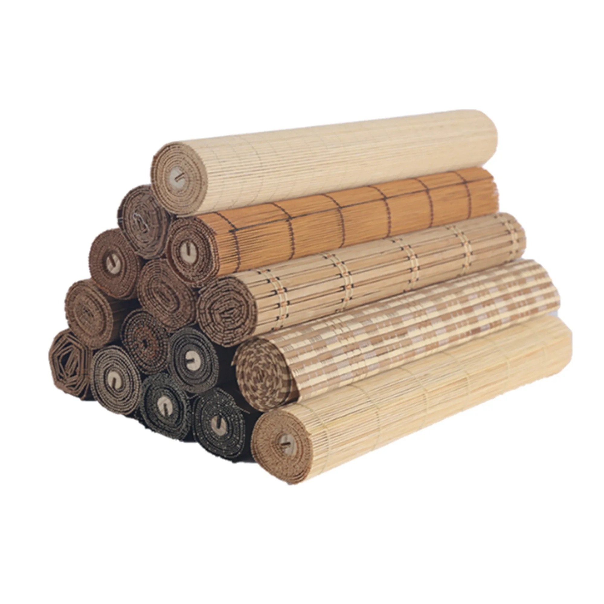 Natural Bamboo Zen Vibes Window Roller Shade Blinds