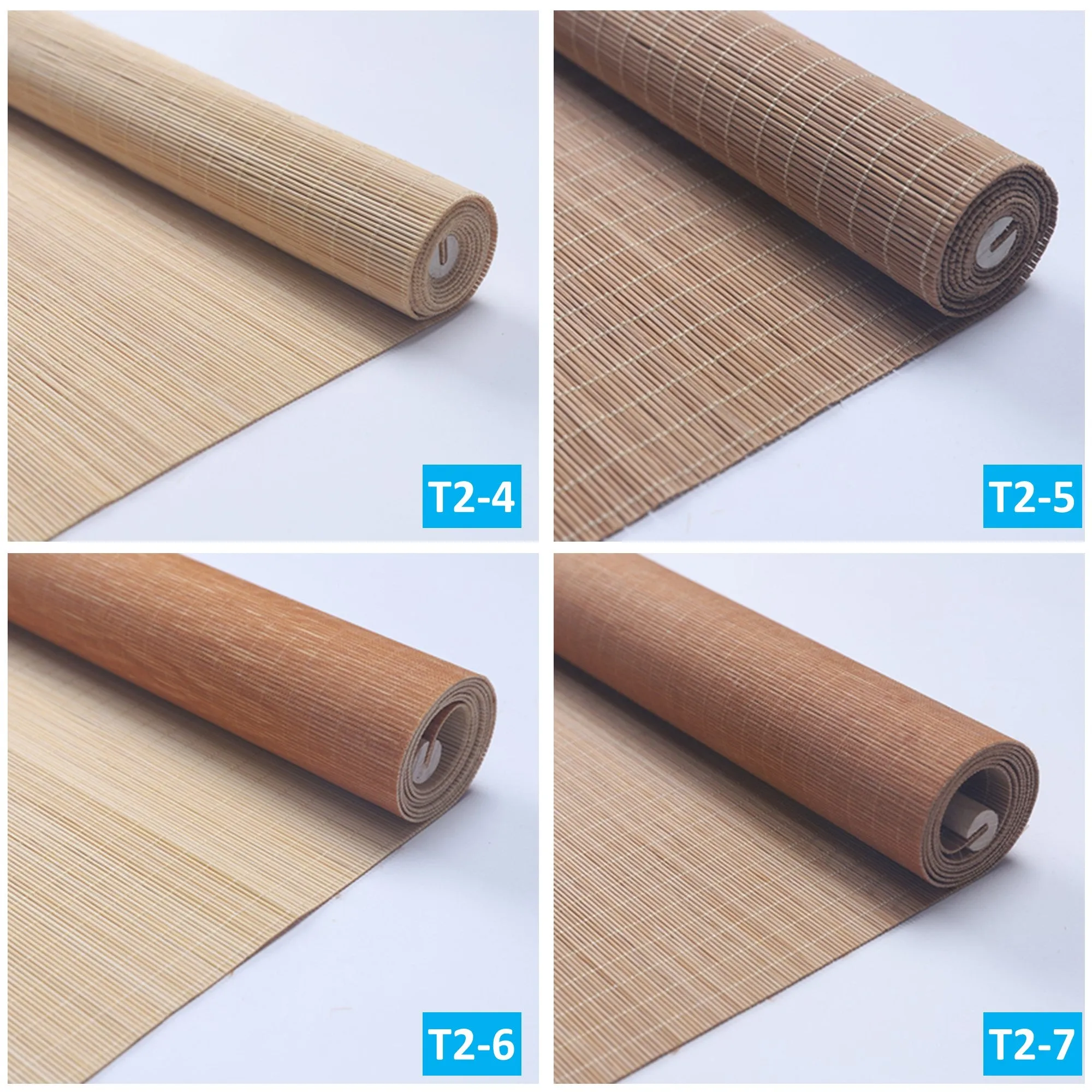 Natural Bamboo Zen Vibes Window Roller Shade Blinds