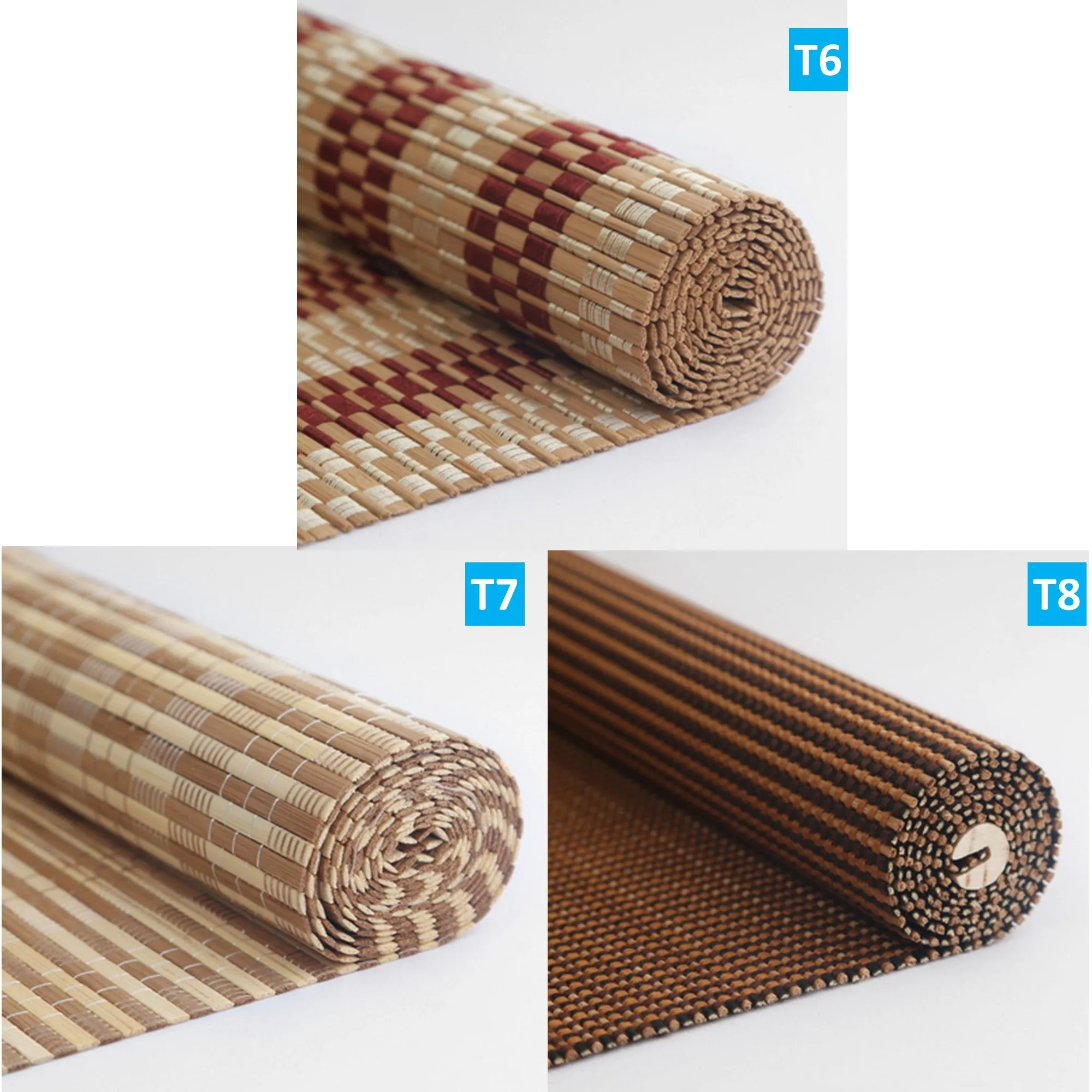 Natural Bamboo Zen Vibes Window Roller Shade Blinds