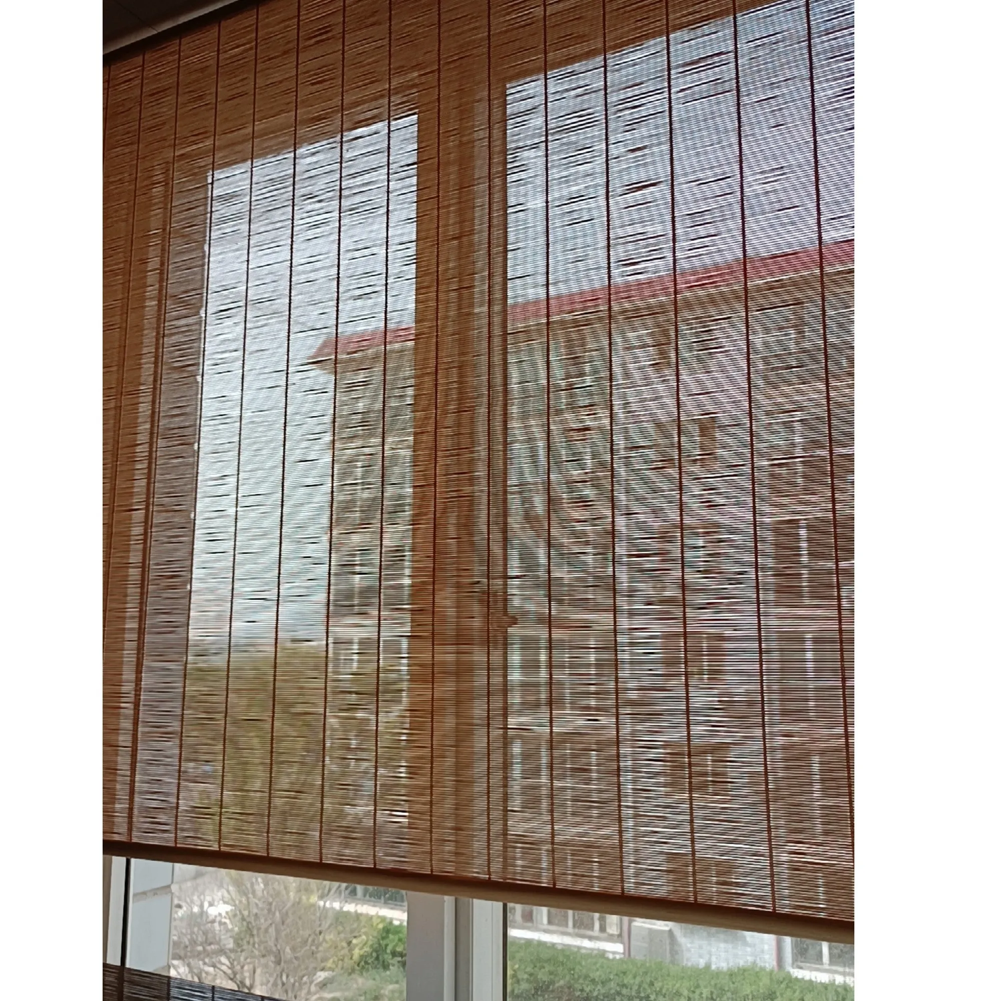 Natural Bamboo Zen Vibes Window Roller Shade Blinds