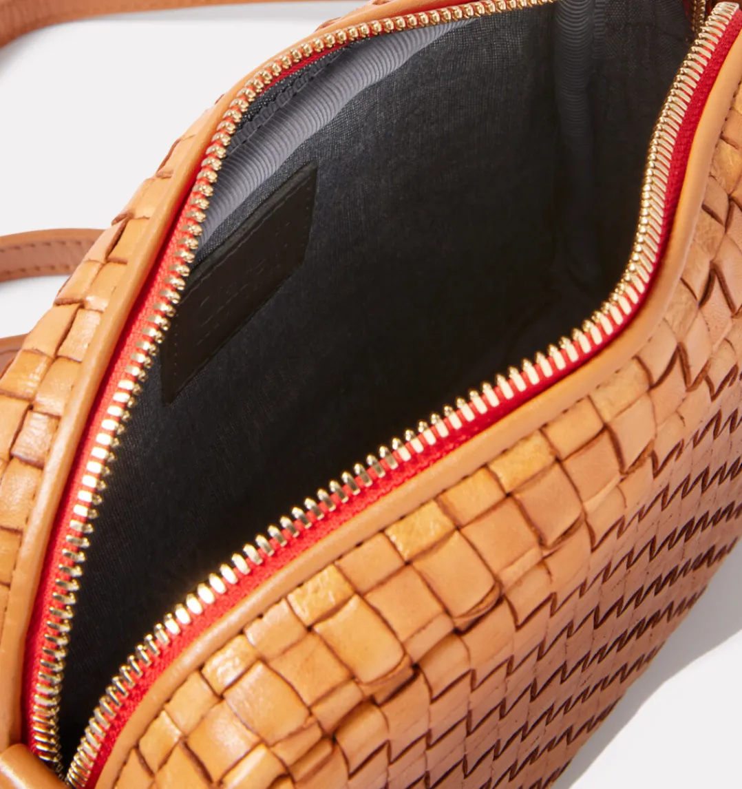 Natural Woven Crossbody