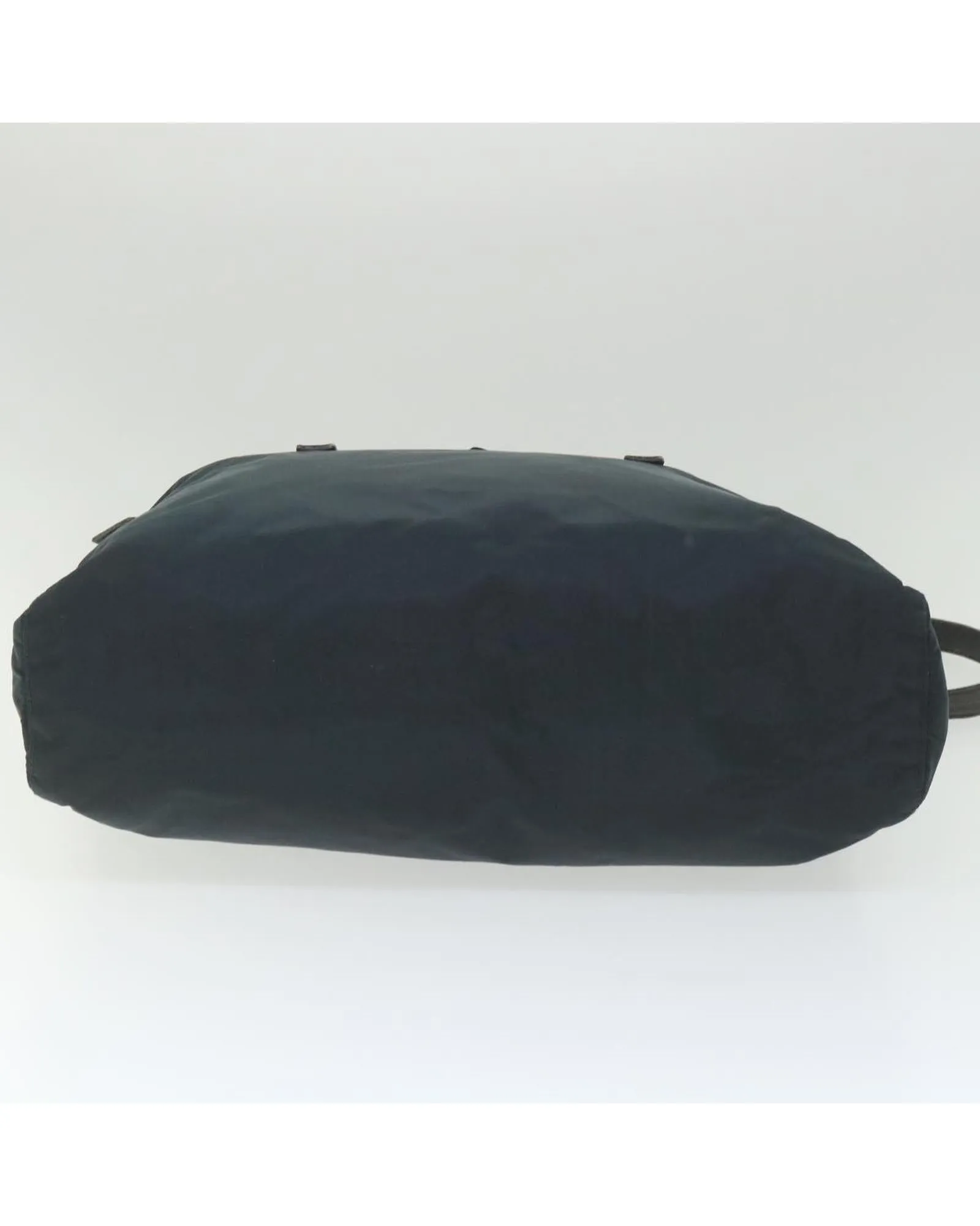 Navy Nylon Tote Bag with Scratches and Rubbing