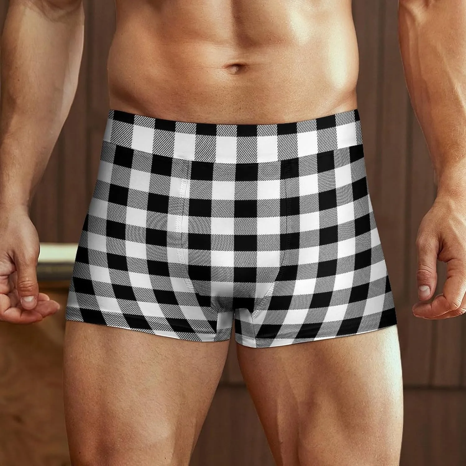 Nugier Men's Waist Underwear, Novelty Boxer Briefs, Stretchy Underpants(XS-4XL)