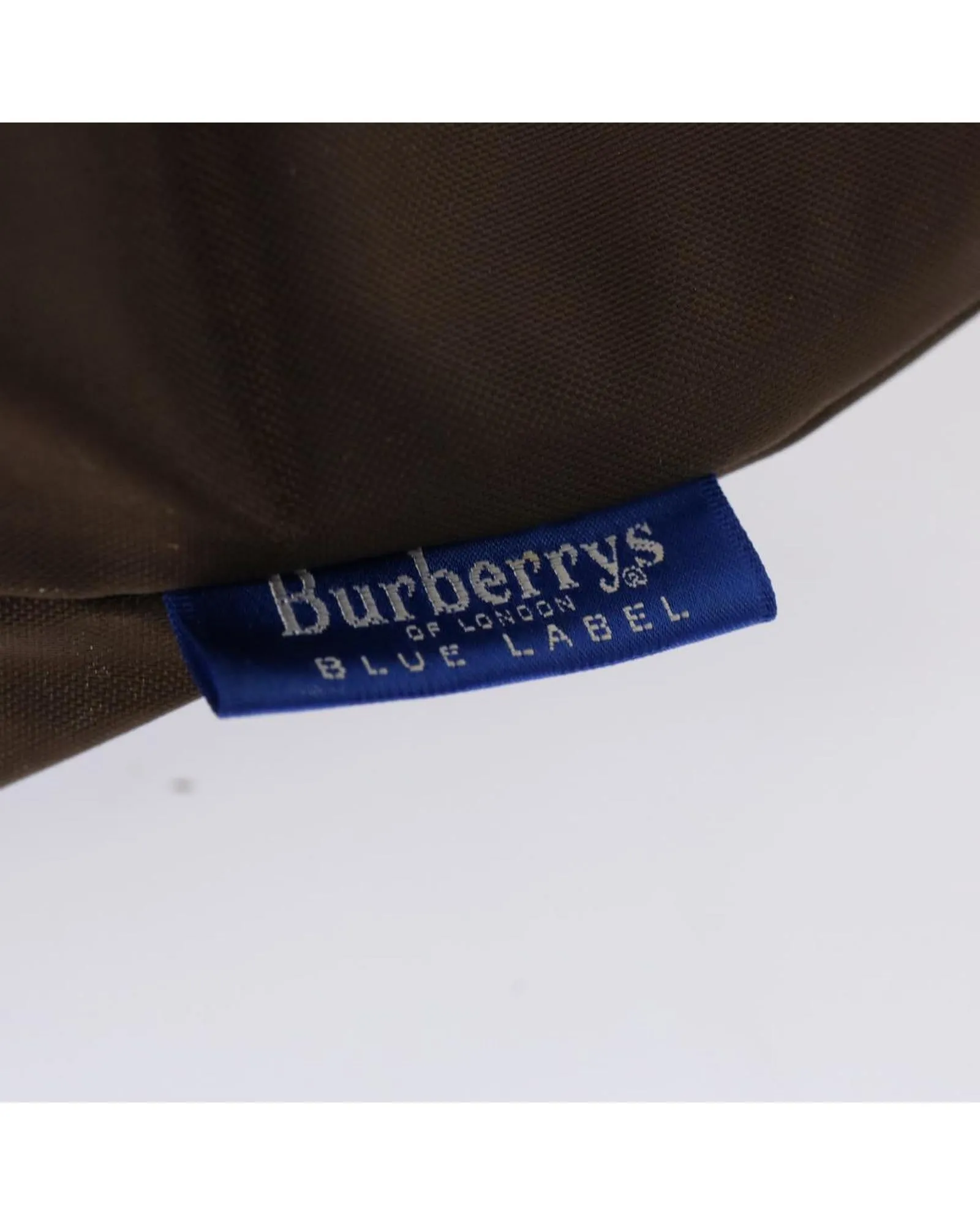 Nylon Brown Tote Bag with Iconic Check Pattern by Burberrys