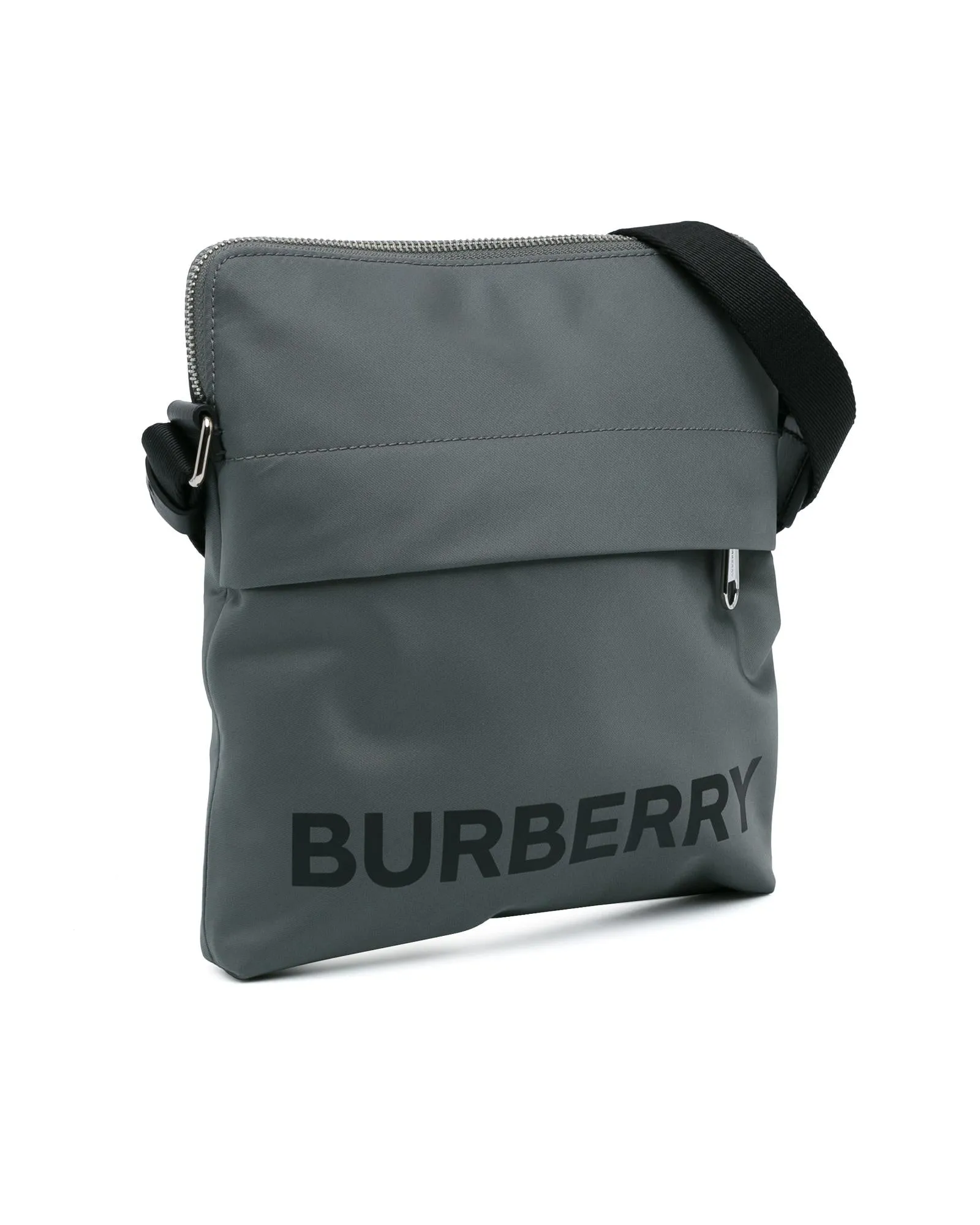 Nylon Econyl Logo Neo Crossbody Bag with Adjustable Strap and Zip Pockets
