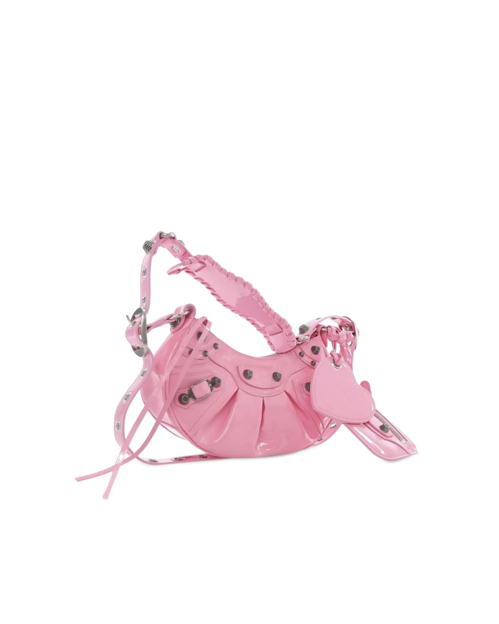 Patent Leather Crossbody Bag with Adjustable Strap