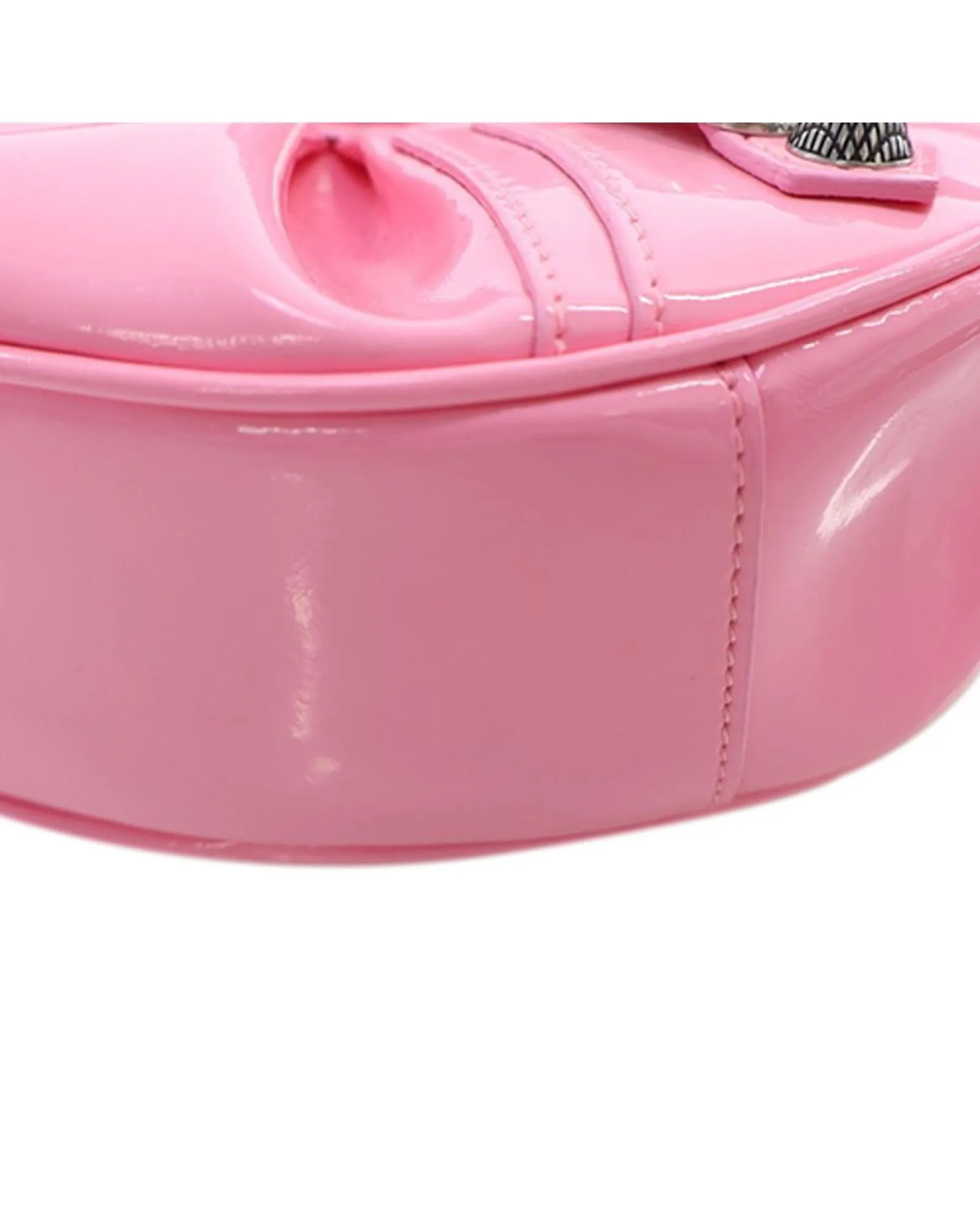 Patent Leather Crossbody Bag with Adjustable Strap