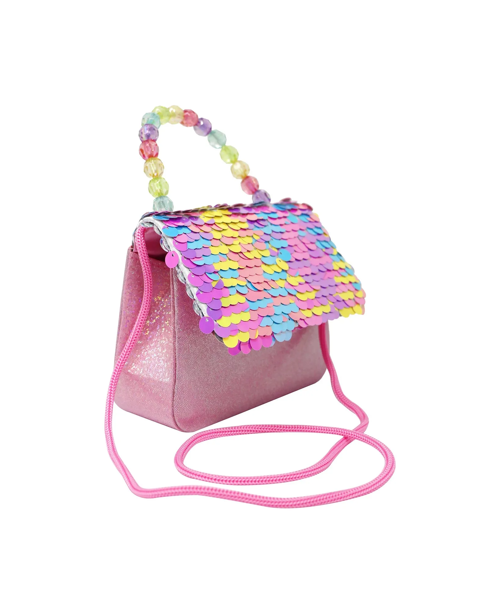 Pink Poppy Mermaid Handbag