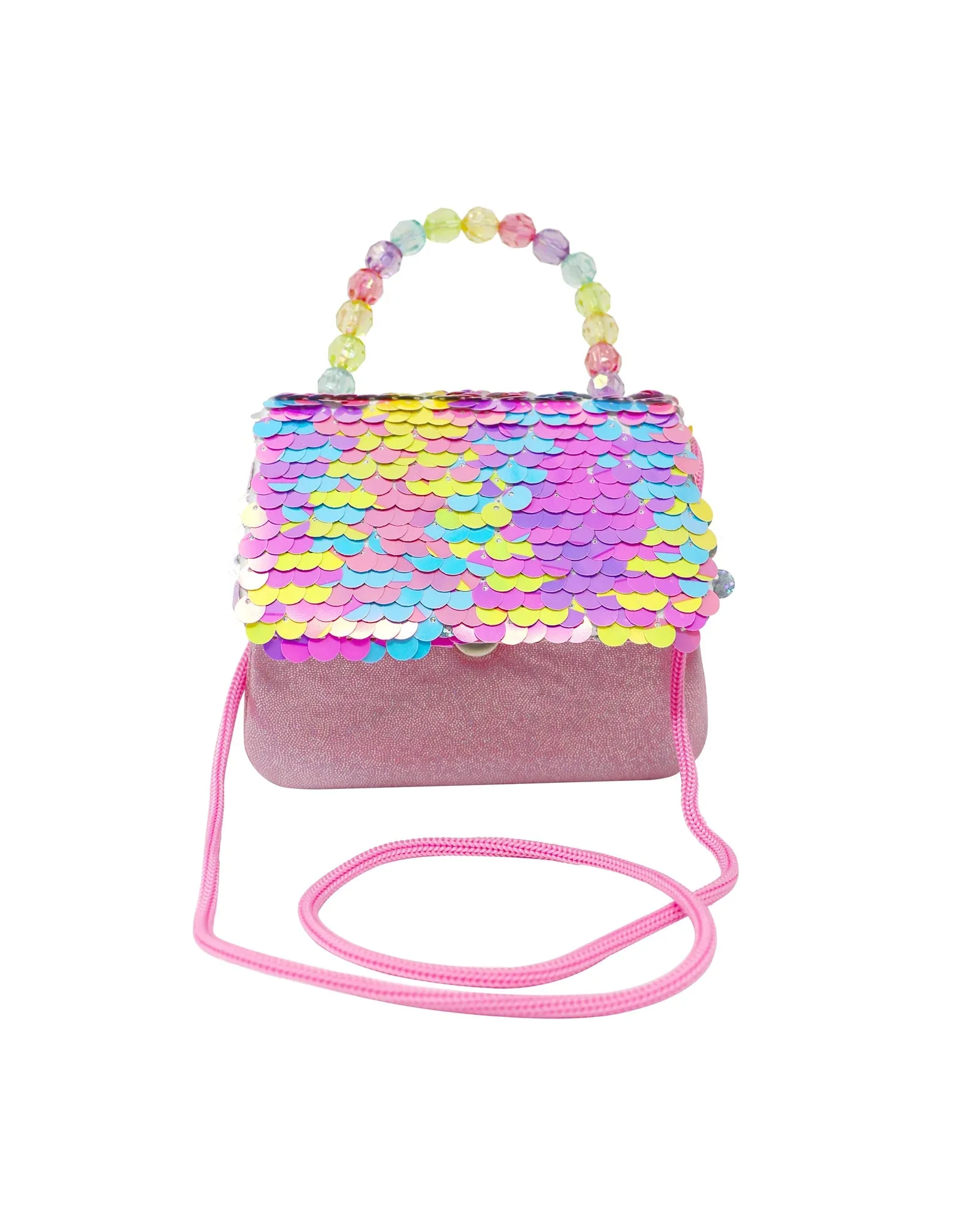 Pink Poppy Mermaid Handbag
