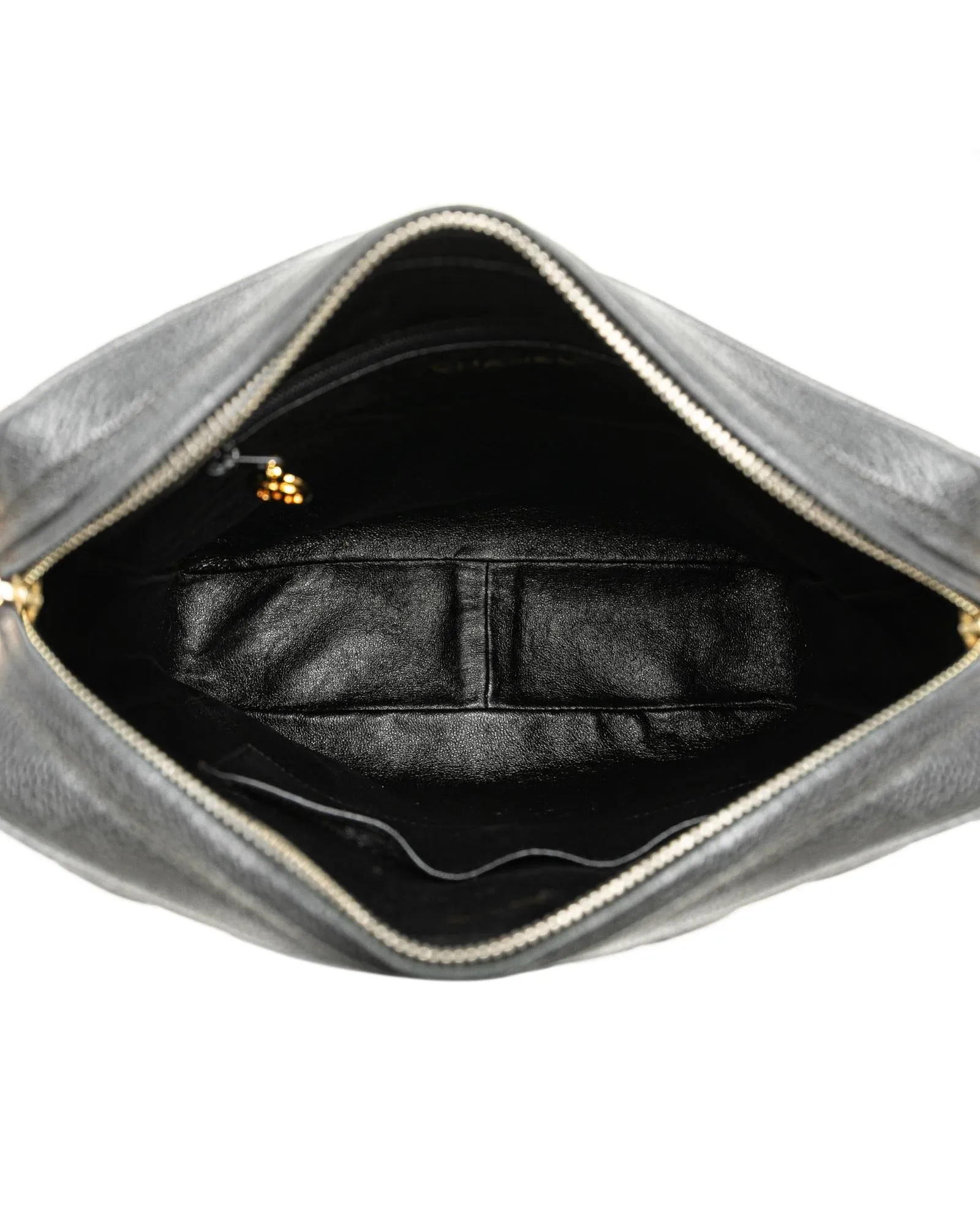 Quilted Caviar Ball Charm Pocket Crossbody Bag with CC Turn Lock Closure