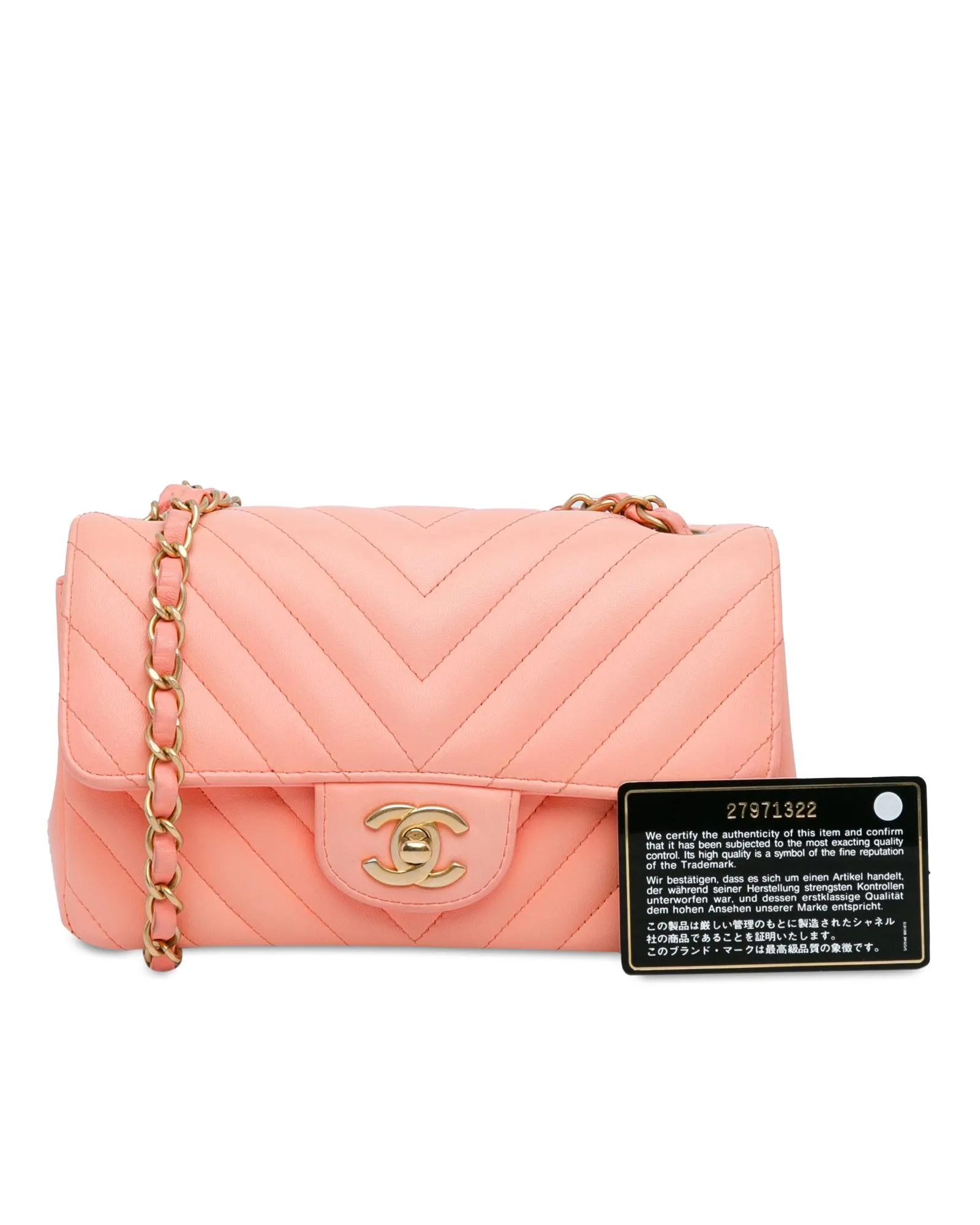 Quilted Lambskin Leather Crossbody Bag with Interlocking Cs Lock