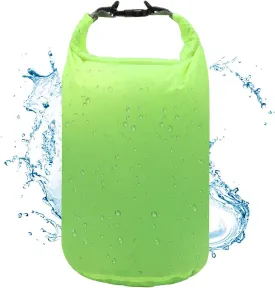 R2Depot Waterproof Dry Bag, 5L/10L/20L/40L/70L Dry Storage Bag for Kayaking, Gym, Hiking, Swimming (Green, 20L)