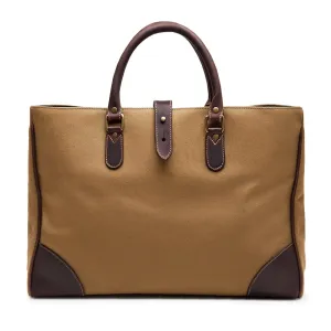 Sand and Havana Brown Tote Bag