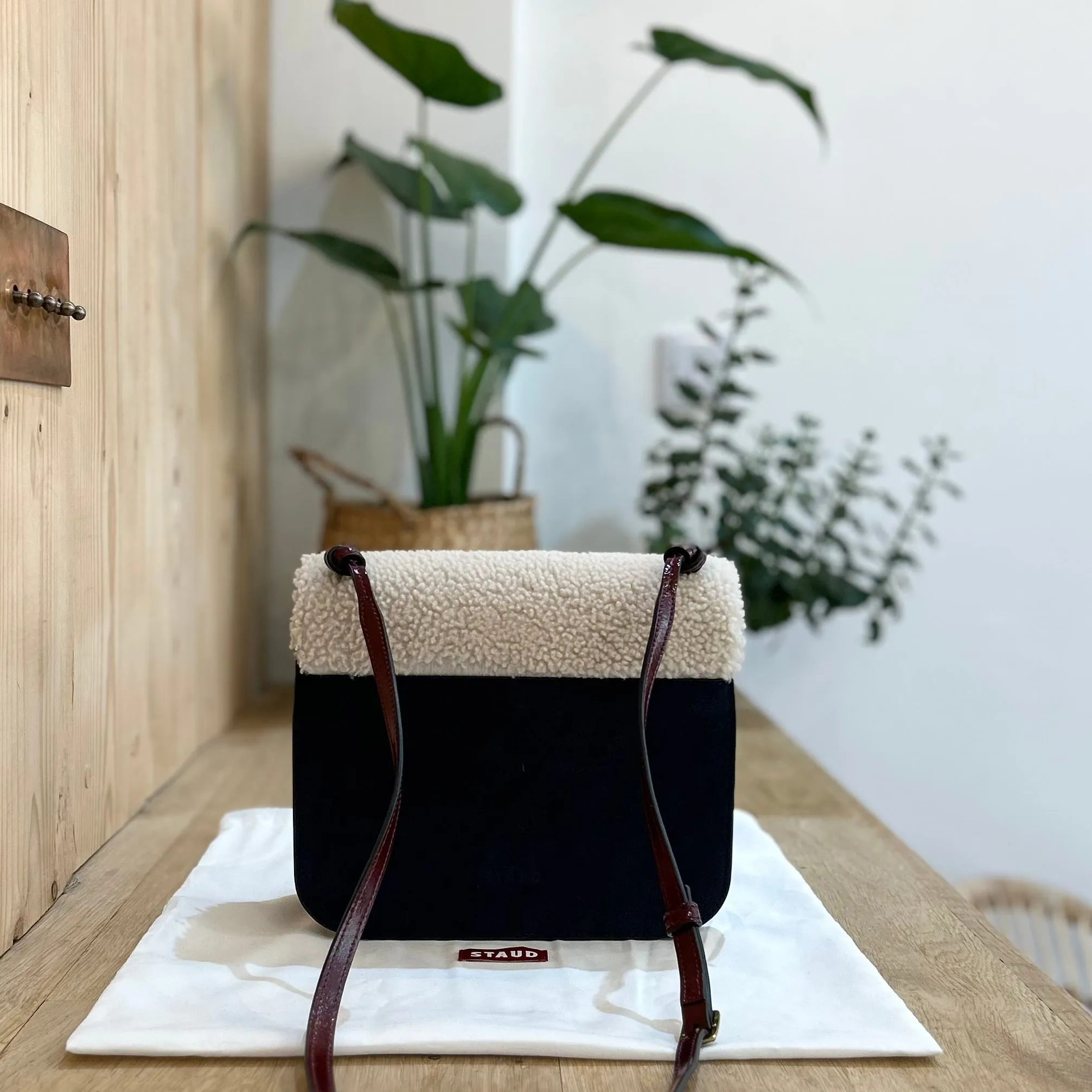Staud Shearling Shoulder