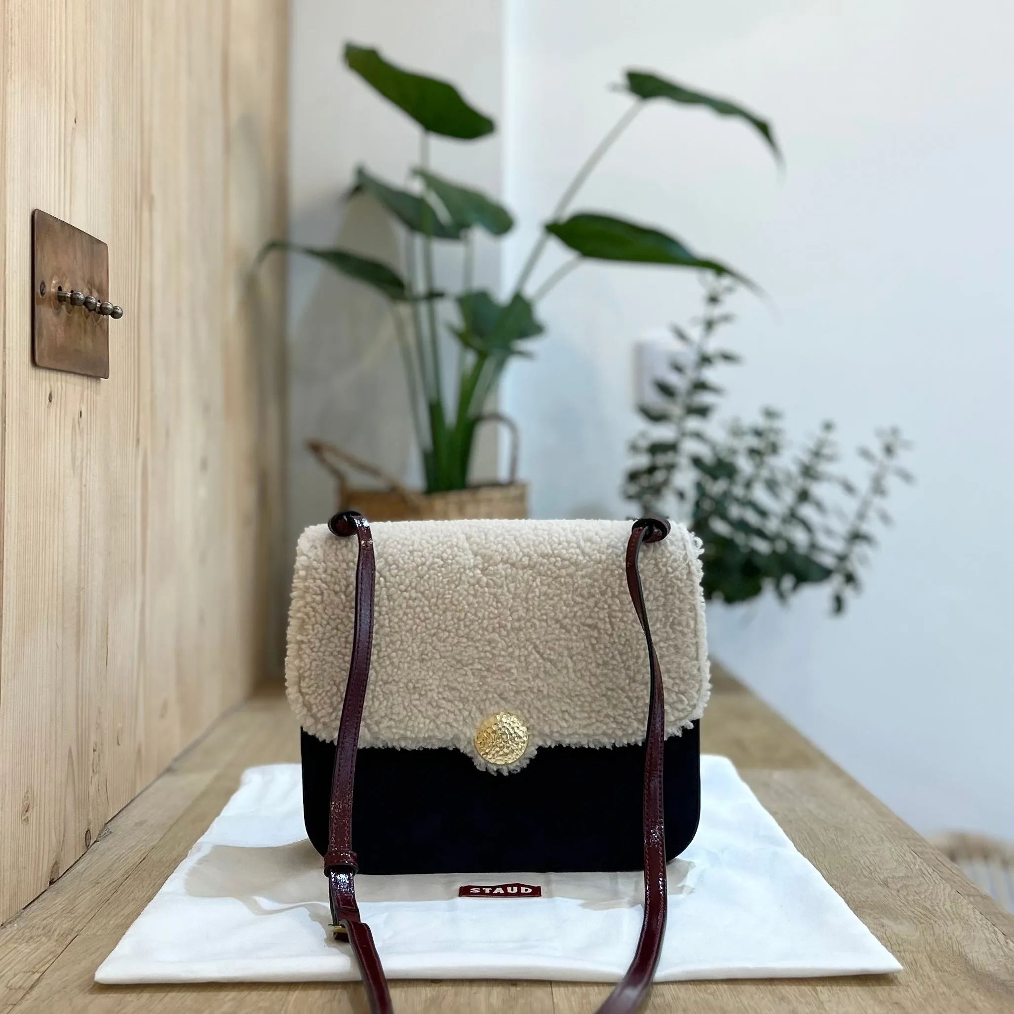 Staud Shearling Shoulder