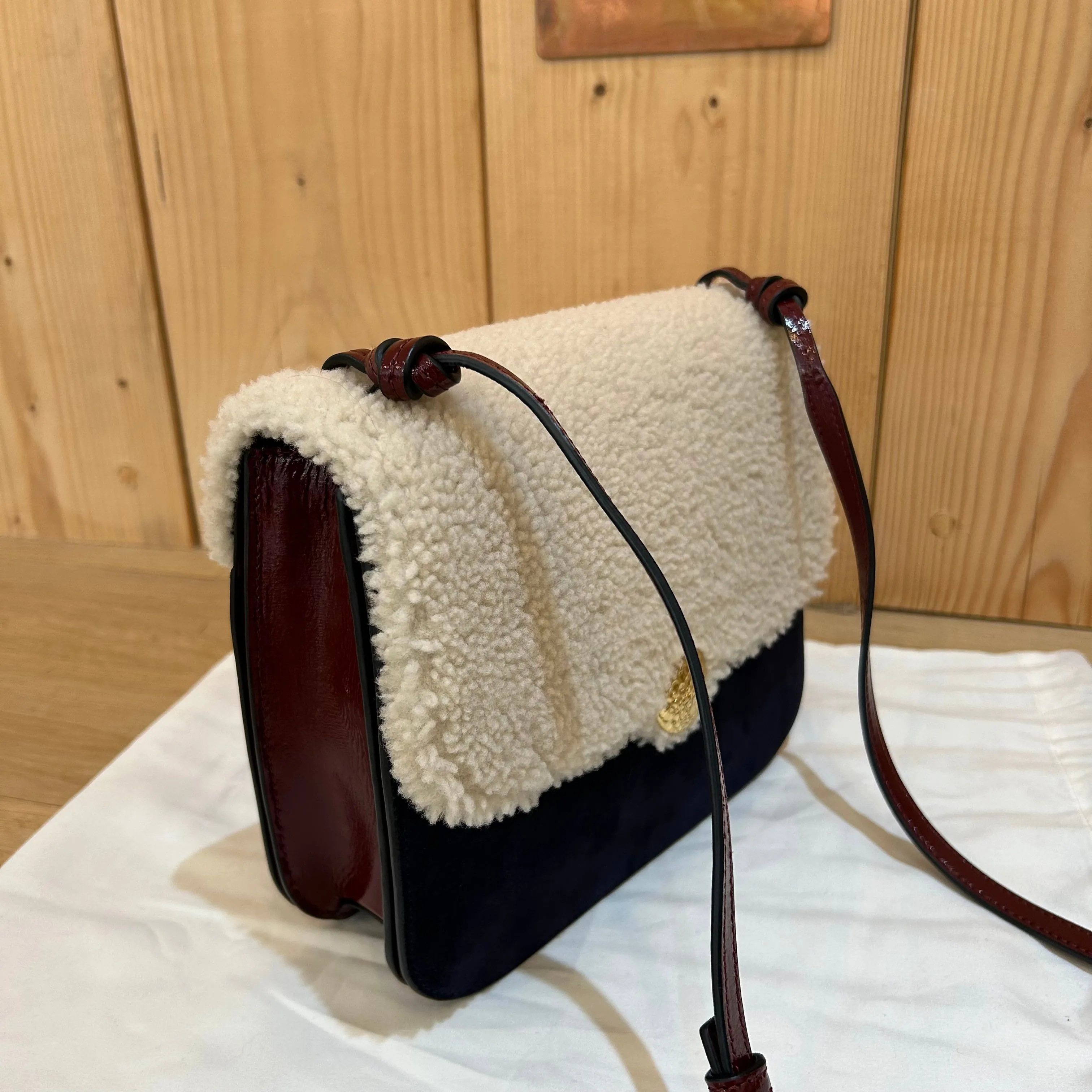 Staud Shearling Shoulder