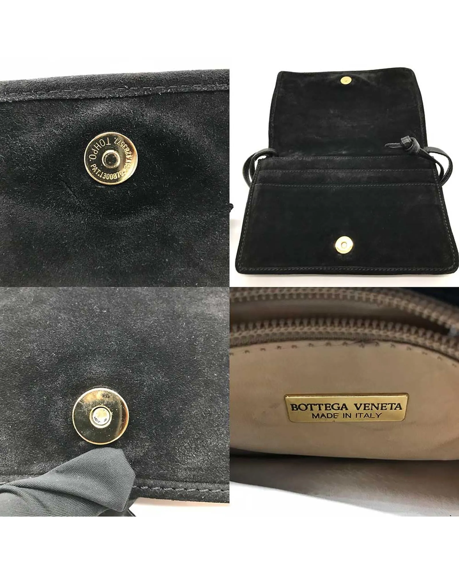 Suede Intrecciato Crossbody Bag - Grey Leather Shoulder Bag