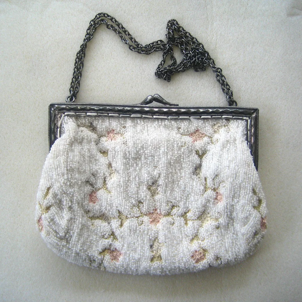 Tambour Beaded Handbag