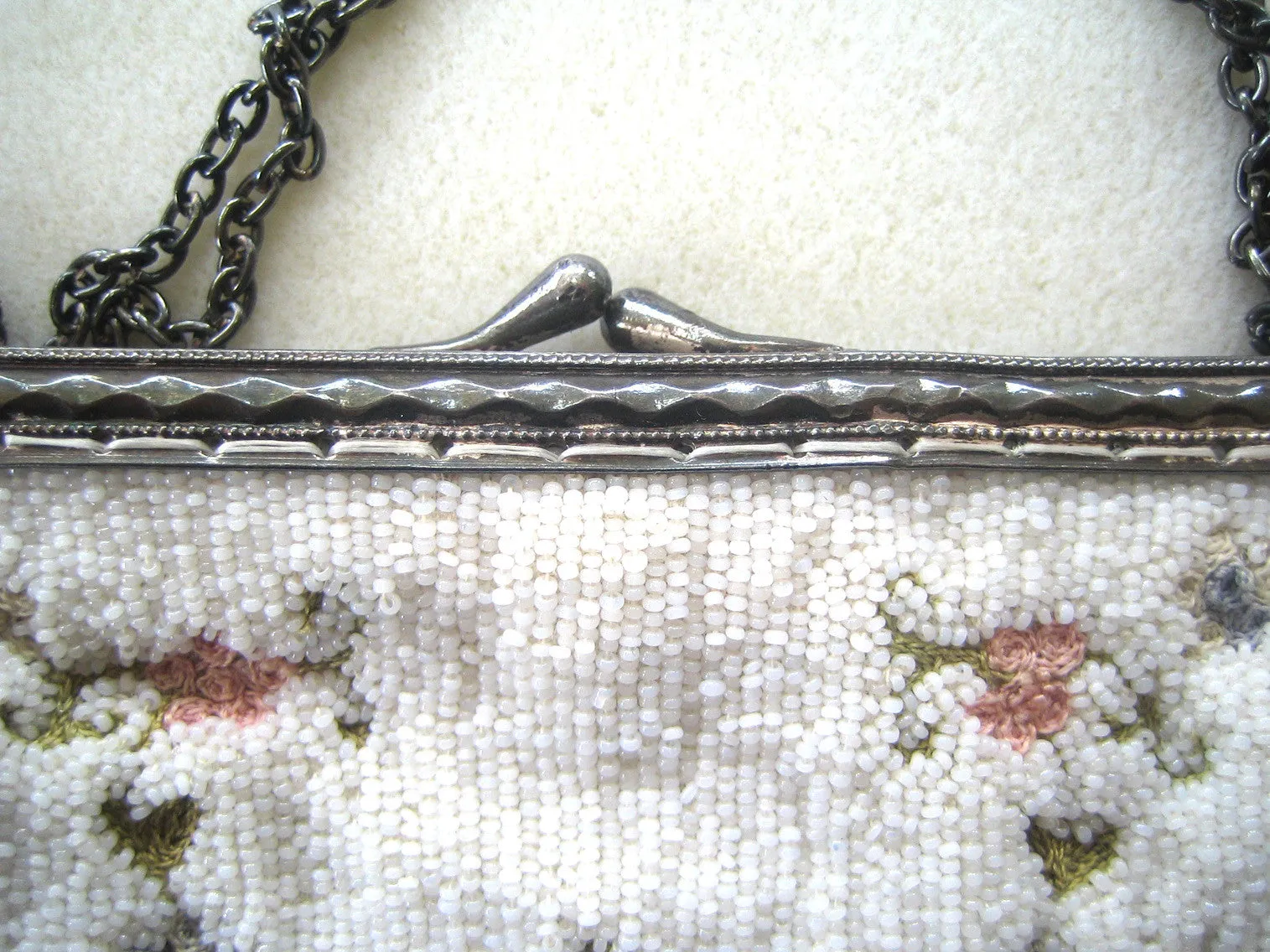 Tambour Beaded Handbag