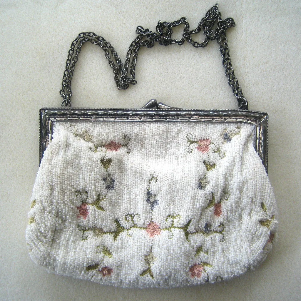 Tambour Beaded Handbag