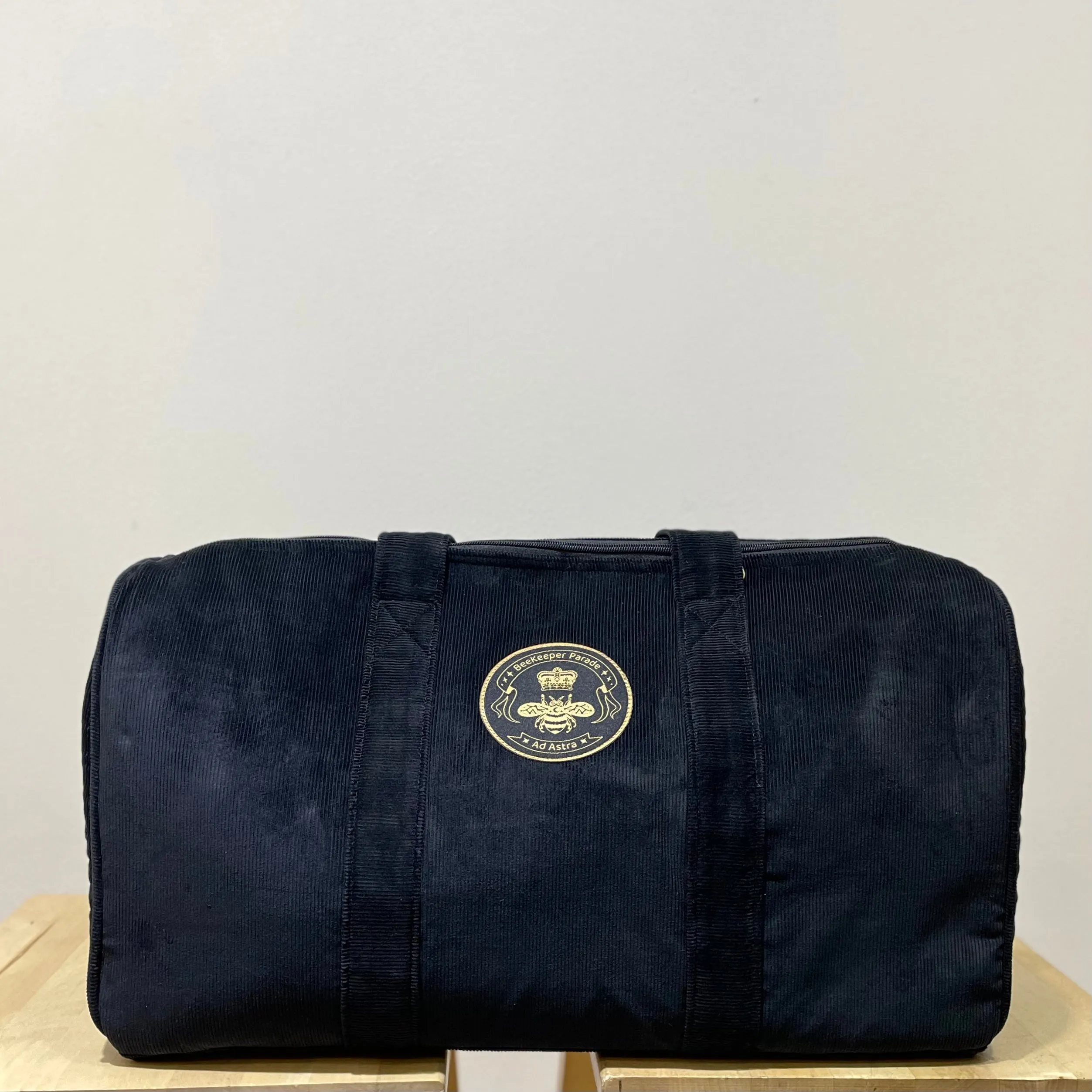 The Panda Black 🐼 Corduroy BeeKeeper Carry-All (Black Label)