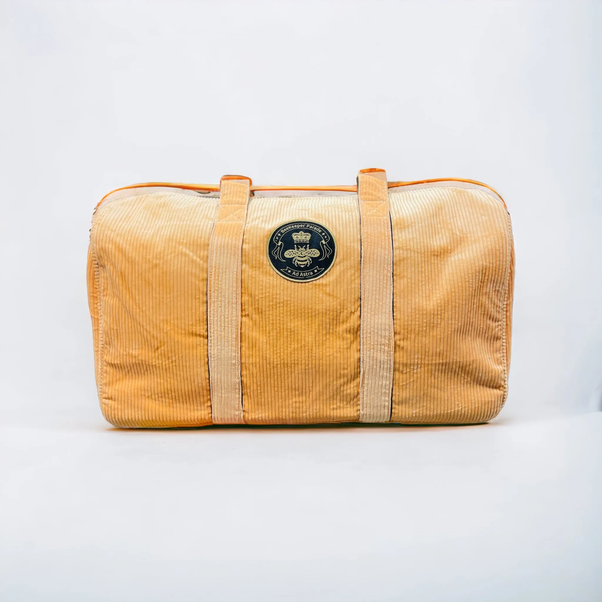 The Panda Fluoro Orange 🍊 Corduroy BeeKeeper Carry-All (Black Label)