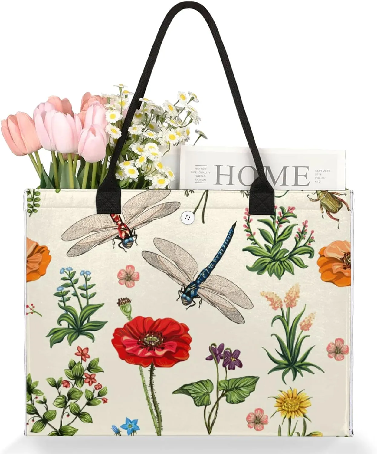 Tote Bag for Women Reusable Canvas Shoulder Bag