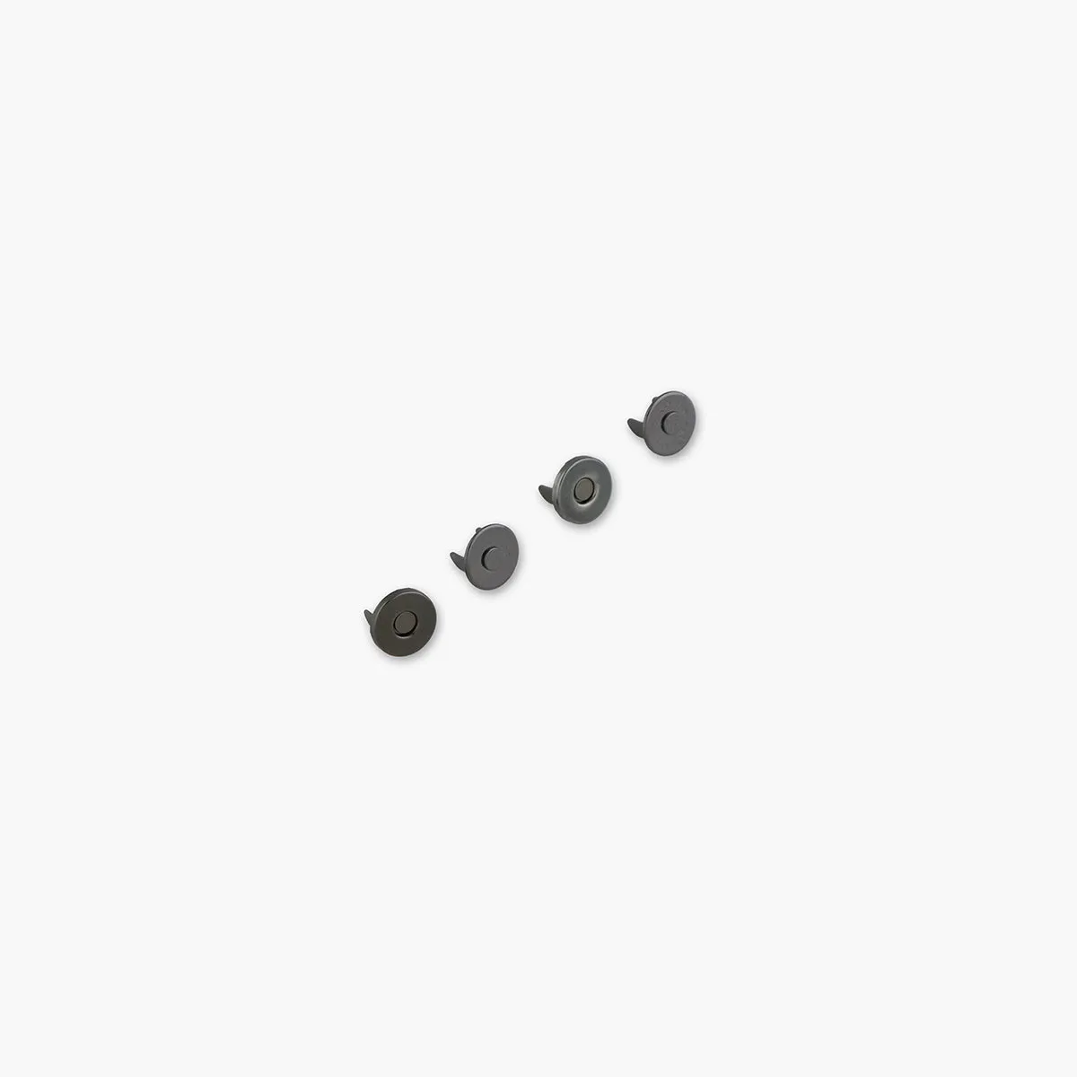 Two 1/2" Thin Extra Strong Magnetic Snaps