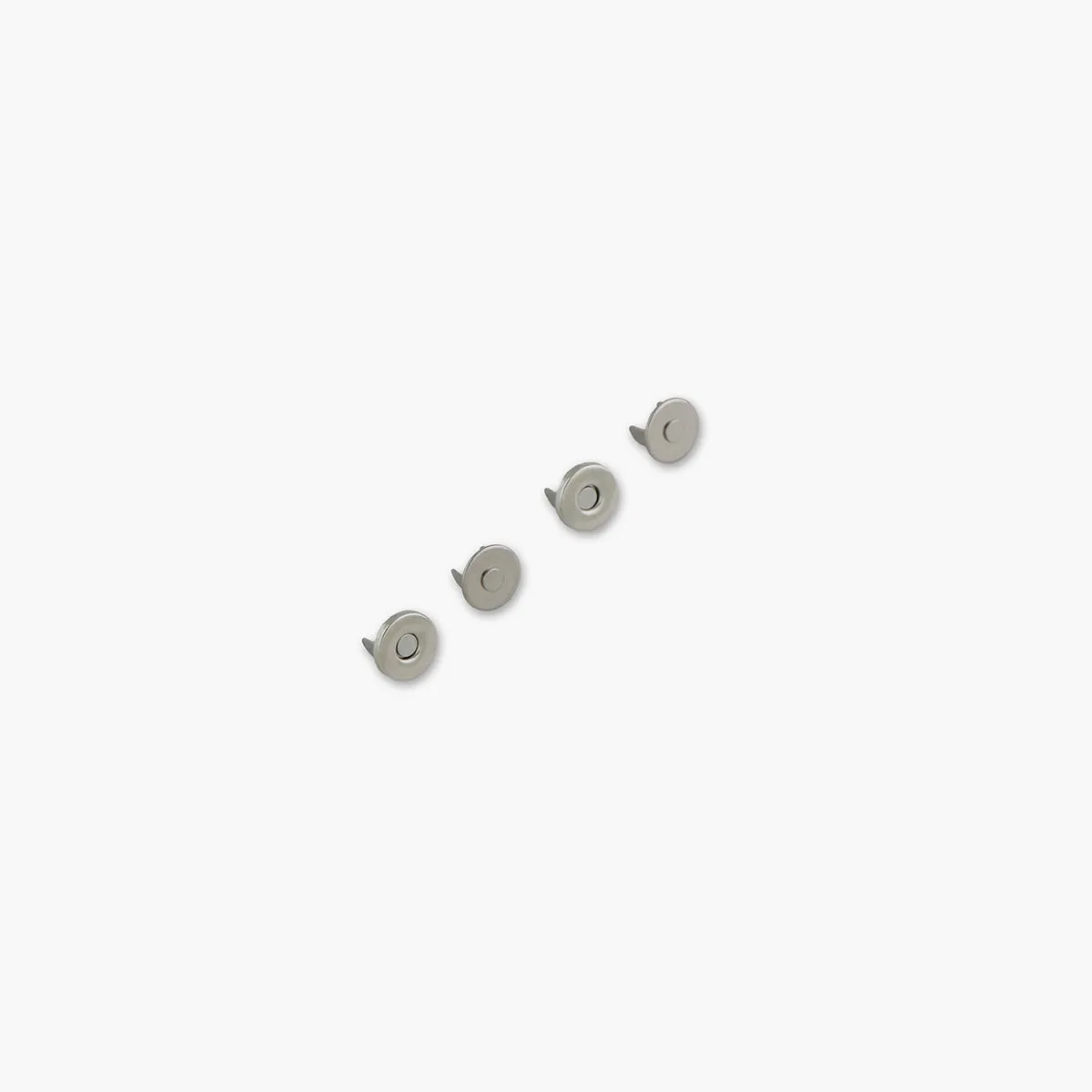 Two 1/2" Thin Extra Strong Magnetic Snaps