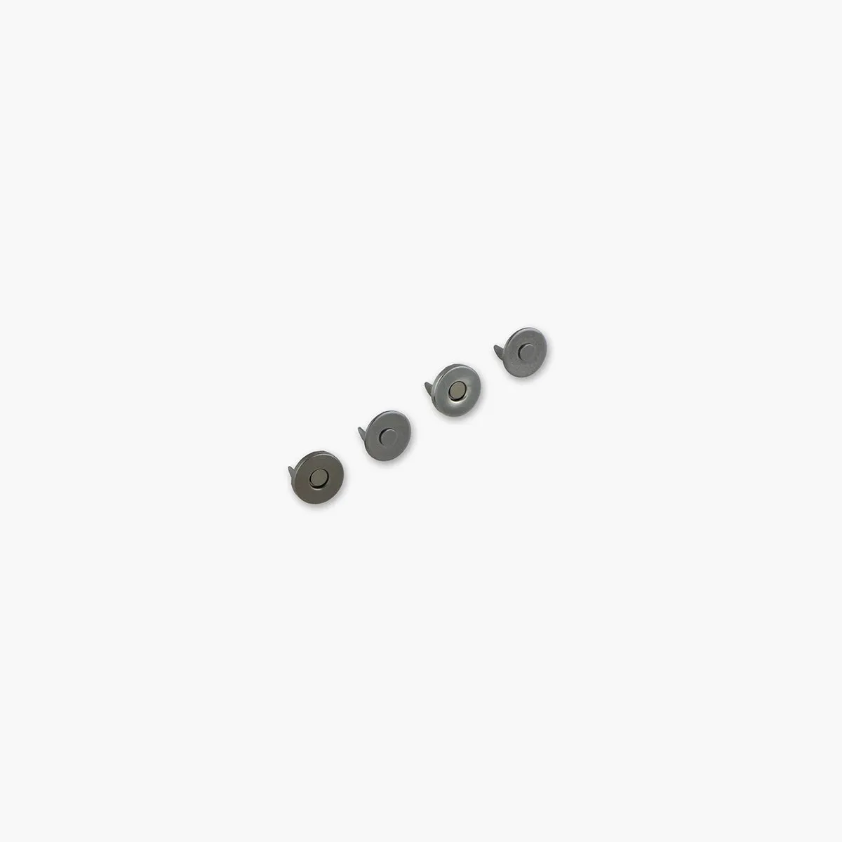 Two 1/2" Thin Extra Strong Magnetic Snaps